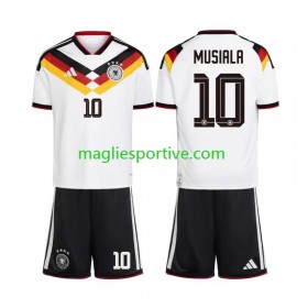 Completo Calcio Germania Jamal Musiala 10 Bambino Divisa Prima Mondiali 2026